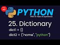 Dictionary in Python | Python Dictionaries | Python for Beginners