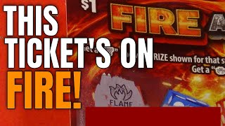 SOOD 1097: 🔥🔥 WIN ALL SYMBOL HIT! TEN $1 FIRE AND DICE Florida Lottery Scratch Tickets