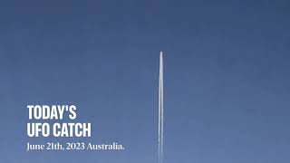 Just Now Today’s UFO Catch 21st June 2023 Includes frame by frame and Slow motion fotage Australia..