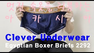 클레버 언더웨어 남성 언더웨어 리뷰 Clever Underwear Egyptian Boxer Briefs