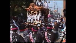 ２０００年の鳳だんじり祭り（宮入・富木乗入れ）