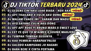 DJ TIKTOK TERBARU 2024 - DJ GEDENE CINTAKU LUAR BIASA - NDX 🎵DJ GARAM DAN MADU || FULL ALBUM VIRAL