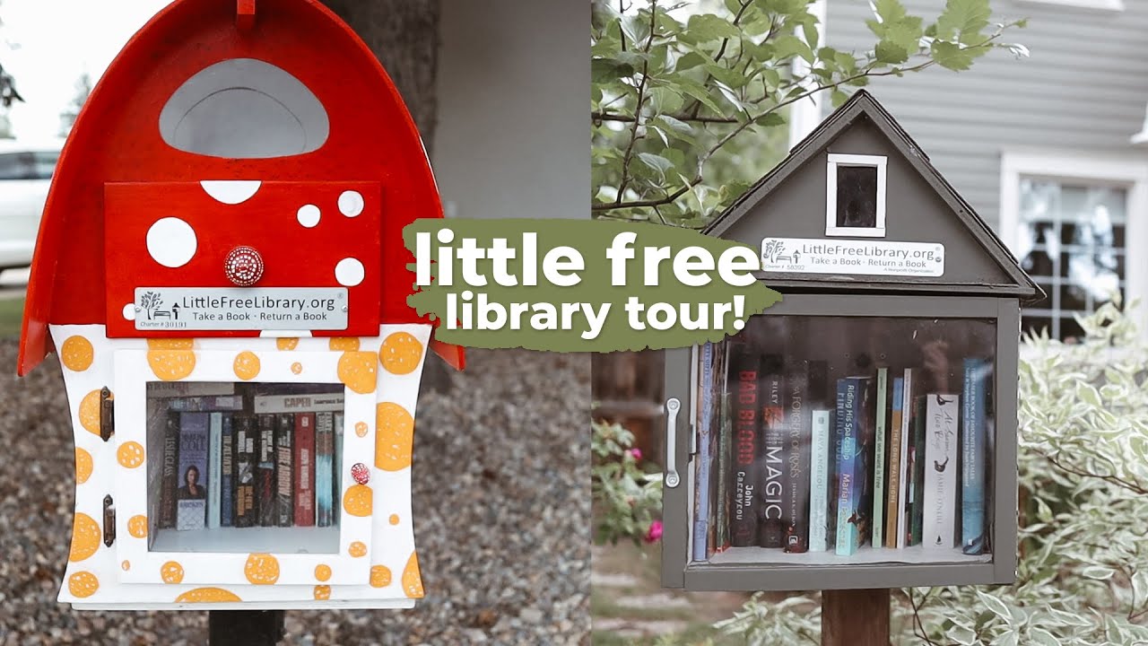 A Little Free Library Tour Book Haul It S Like Treasure Hunting