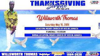 Willsworth Thomas {Funeral Service}
