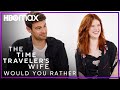 Theo James & Rose Leslie Play Would You Rather | The Time Traveler's Wife | HBO Max