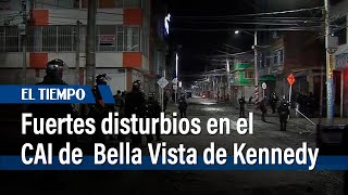 Disturbios en CAI de Bella Vista en Kennedy, por libertad de presunto agresor sexual | El Tiempo