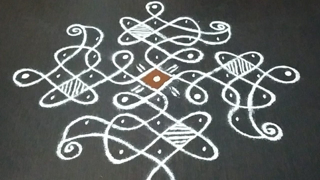 Beginner S Pulli Kolam Sikku Kolam Kambi Kolam Adventure Kolam
