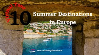 Top 10 Summer Travel Destinations in Europe 4k : European Cities to Visit