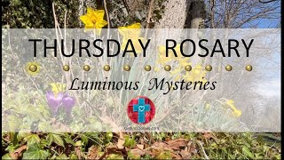 Thursday Rosary • Luminous Mysteries of the Rosary 💚 April 4, 2024 VIRTUAL ROSARY - MEDITATION