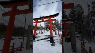 兵庫県丹波篠山市#パワースポット #神社巡り #パワースポット神社 #神社 #稲荷神社 #感謝 #祈り #寒い #雪 #japan