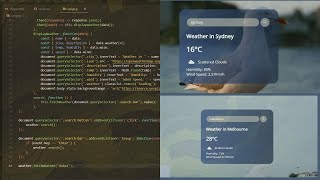 Coding Weather Forecasting App with JavaScript - ASMR Programming