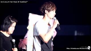 2012.06.09 Kim Hyun Joong @ Fan Meeting - Shanghai (Part 1 of 3)