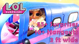 LOL Surprise Doll 4-in-1 Glamper Fashion Camper RV Van Unboxing