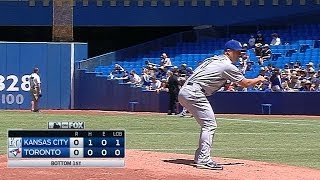 KC@TOR: Guthrie goes seven strong, striking out five