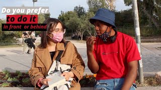 Do you prefer to do it in front or behind 😨 ?προτιμάτε να το κάνετε μπροστά ή πίσω ???