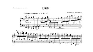 Glazunov: Suite on the Name \