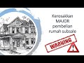 4 Major Defect Buying Subsale House. Kerosakkan Major Rumah Subsale