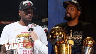 The Raptors' title is tarnished, just like KD's rings with the Warriors - Max Kellerman | First Take