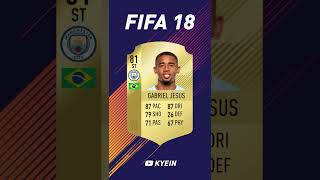 Gabriel Jesus - FIFA Evolution (FIFA 17 - FIFA 22)
