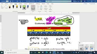 Lesson 13.2 - Reteaching Video 2 - Customary Units of Capacity - Inequalities