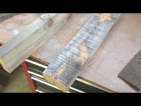 Preparing Reclaimed wood for project Preparing Reclaimed wood for project