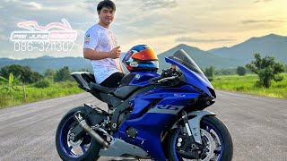 🎥 Exhaust Austin RACING Titanium Vs Yamaha YZF-R6🔥/ EP.398 By PeeJune BIGBIKE Phayao 😎😁