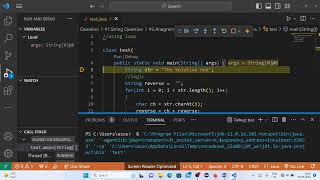 #1- Reverse A String Using Loop Method | Interview Coding Questions #javacode