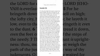 Mobile Bible Isaiah 26 KJV ☃️📚: Trust in the Lord Forever | Chapter Reading in English