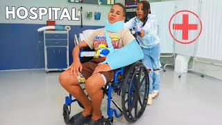 Boy in CAR ACCIDENT Leaves Hospital in WHEELCHAIR, Finally Goes Home | FamousTubeFamily