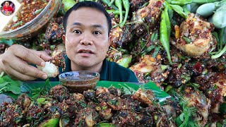 ก้อยหอยเชอรี่หัวใหญ่ๆ สูตรบ่าวท้าวก้อยเองแซ่บเอง จ้วดคักแหล่ว