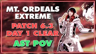 FFXIV - Rubicante EXTREME (Patch 6.3 Mount Ordeals) -  Day 1 Clear AST PoV