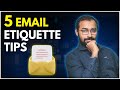 5 email etiquette tips #LLAShorts 275