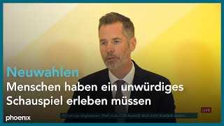 FDP: Fraktionspressekonferenz mit Christian Dürr | 12.11.24