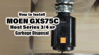 How to install the Moen Host 3/4 HP ( Using Plumber’s Putty) - Shouldit Garbage Disposal Series
