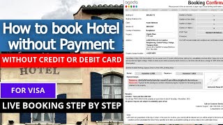 How to book Hotel without Payment | How to make hotel reservation without paying