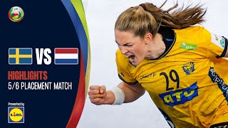 Sweden grab 5th place! | Sweden vs Netherlands | Highlights | 5/6 PM | Women's EHF EURO 2022