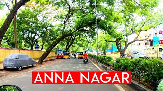 Driving in Anna Nagar Chennai | Bike Tour | Anna Arch to Thirumangalam