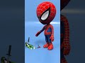 चल तू मार...😲😱~mini woodworking art skill handcraft wood shorts spiderman