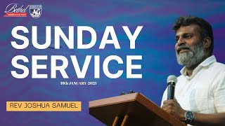 🅻🅸🆅🅴 | SUNDAY SERVICE | 19TH JAN 2025 | REV JOSHUA SAMUEL | BETHEL AG CHURCH COIMBATORE