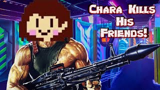 VRtale Chara Kills all his friends! VRchat FPS Epic moments!