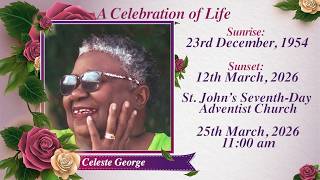 Thanksgiving Service for the life of Celeste George