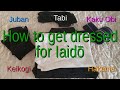 How to get dressed for Iaidō