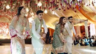 Bride Cousins Dance performance | Nadiyon Paar | Shayan Ather | Best Pakistani Wedding Dance