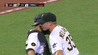 STL@PIT: Melancon fans Descalso to earn the save