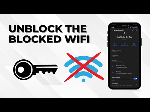 How To Unblock Your Cell From Blocked Wifi | How to Unblock Wifi Connection