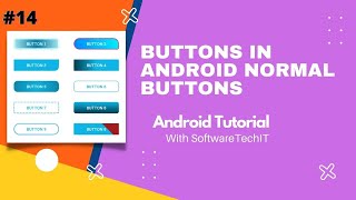 #14 simple Button Tutorial All Types of Button in Android Studio Tutorial #SoftwareTechIT #tutorials
