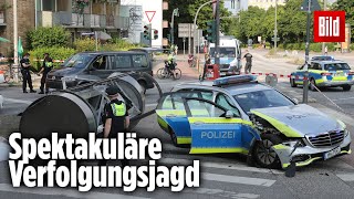 Wilde Verfolgungsjagd endet mit Crash – Drei Jugendliche festgenommen