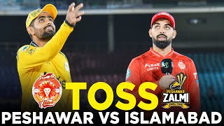 PSL 9 | Toss | Peshawar Zalmi vs Islamabad United | Match 33 | M2A1A