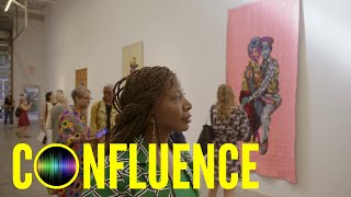 Quilting artist Bisa Butler talks about how she uses materials in her art. From CONFLUENCE