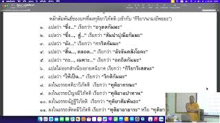 ลำดับที่ ๒๖๑ วันที่ ๒๓ กรกฎาคม ๒๕๖๗ ช่วงเย็น ไวยากรณ์เบื้องต้น